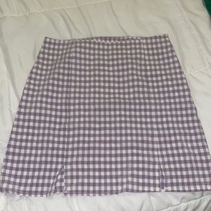 CALI 1850 Seersucker Mini Skirt